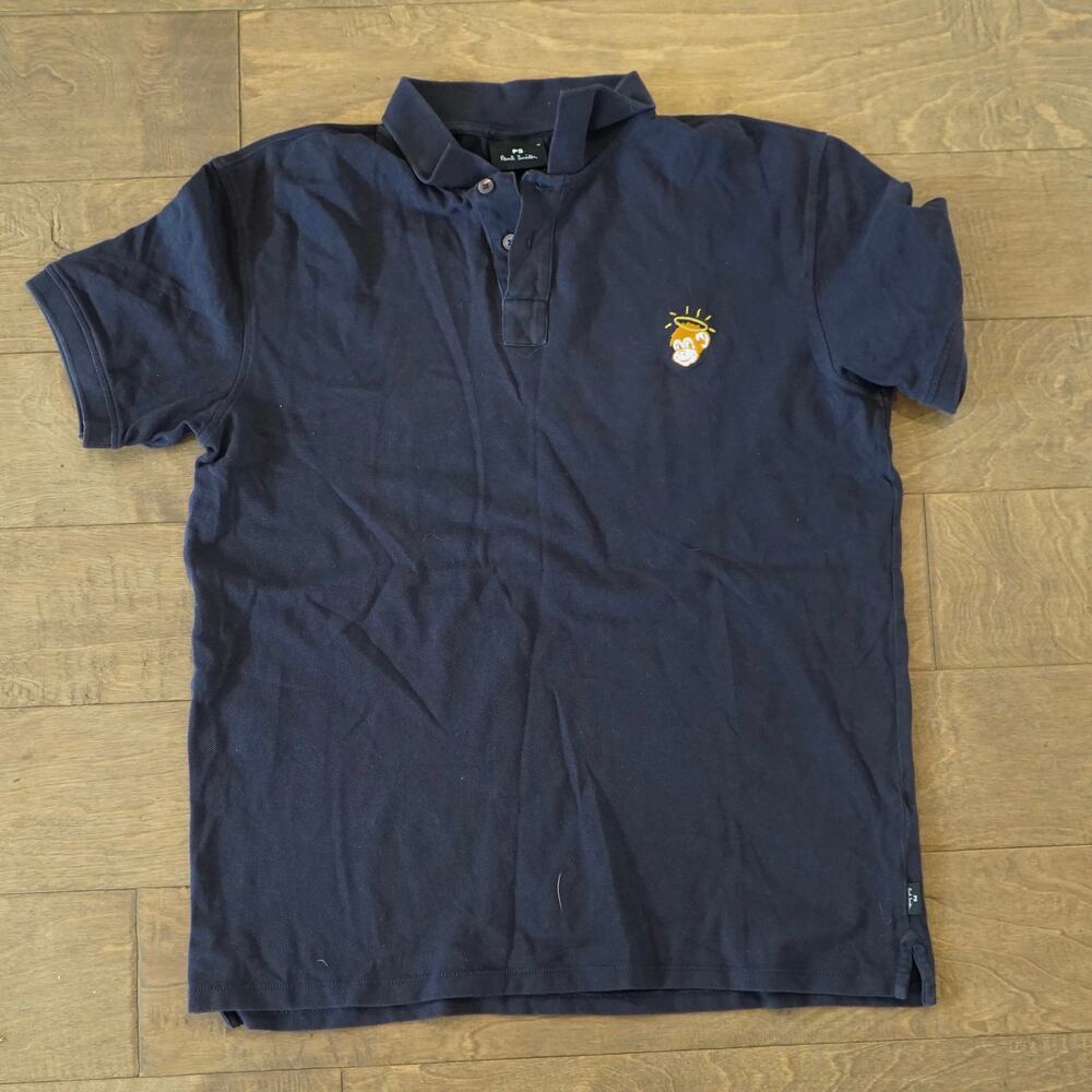 Paul Smith Monkey logo 100% Cotton Polo size M